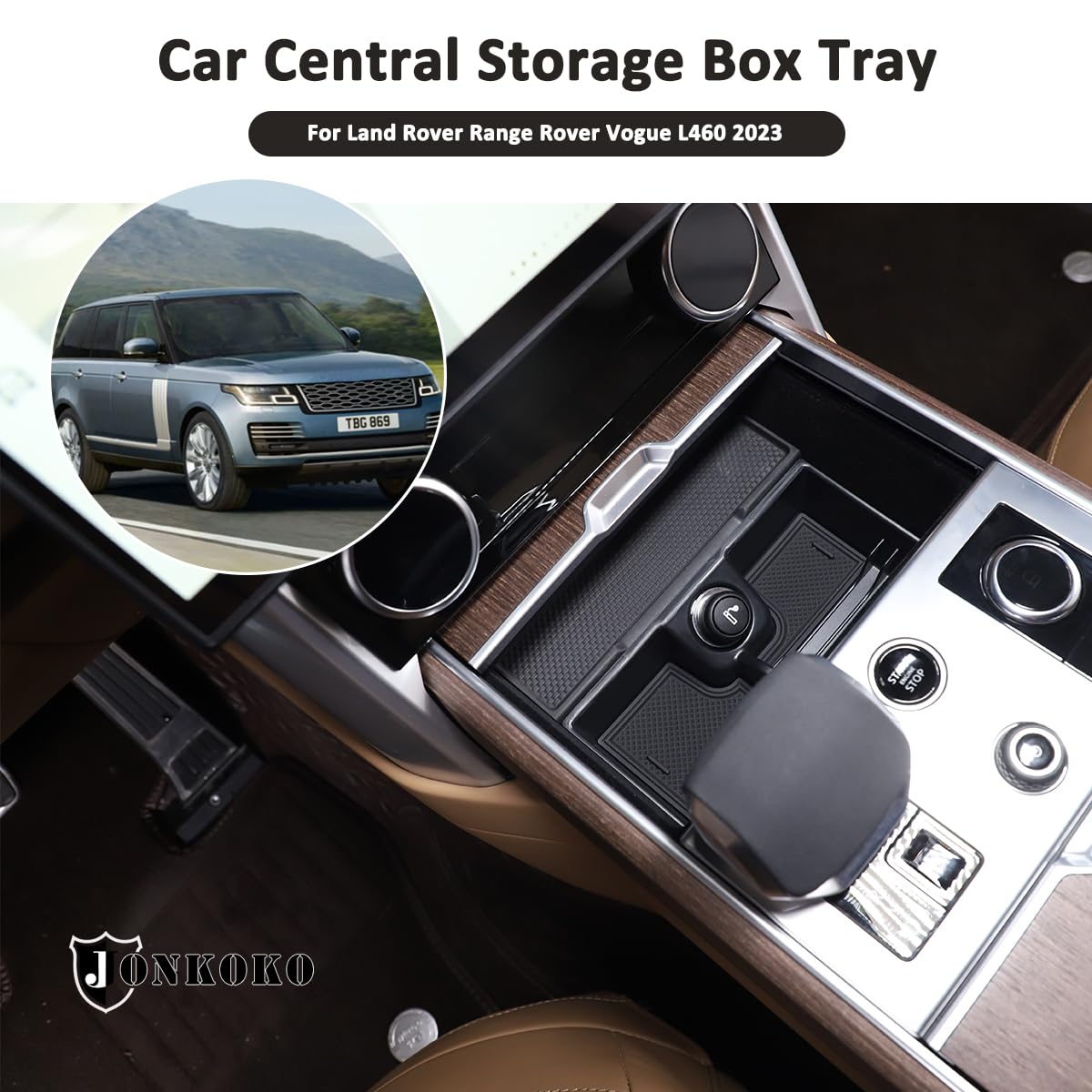 ABS Center Console Organizer For Land Rover Range Rover Vogue L460
